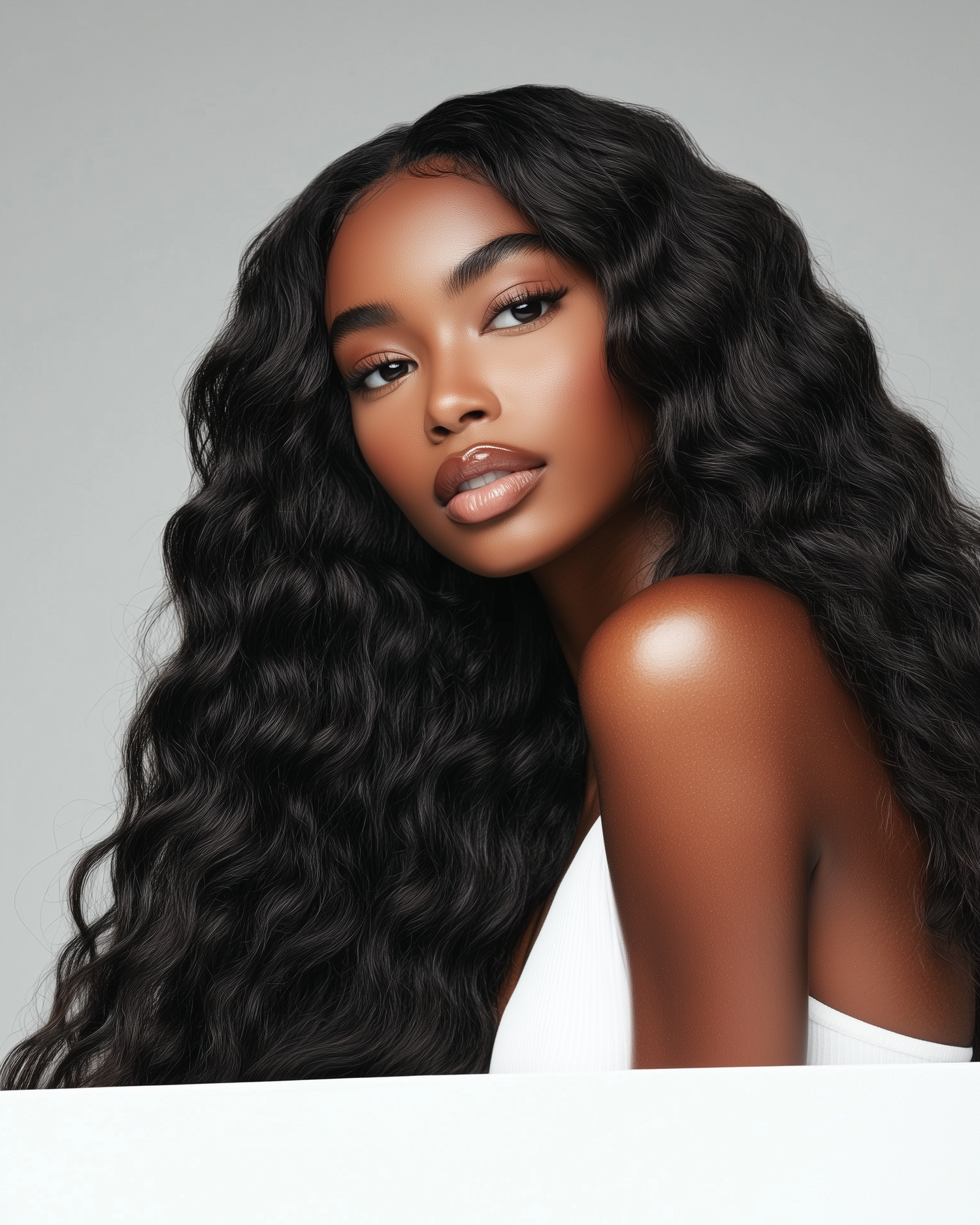 Raw Indian Wavy Quad Set